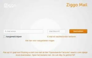 Ziggo webmail login